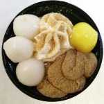 わらび餅＆白玉くりぃむぜんざいの中